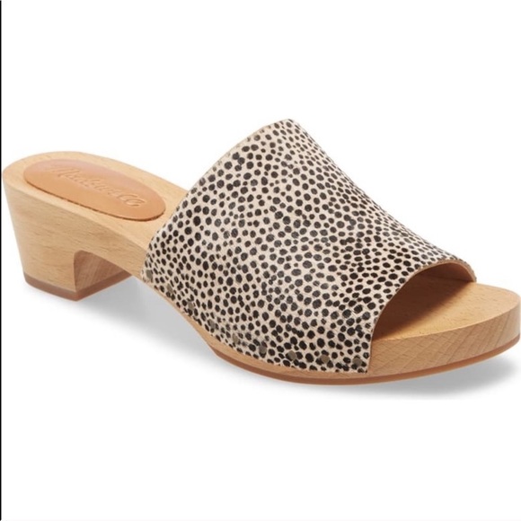 Madewell Shoes - Madewell Evelyn Slide Clog in Calf Hair